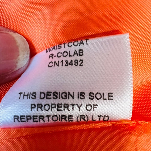 REPERTOIRE / colab waistcoat / papaya orange / 16 (3890670209195123074)