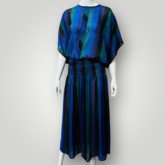 1970s nz vintage / montego bay / dress / m (3890671506522073542)