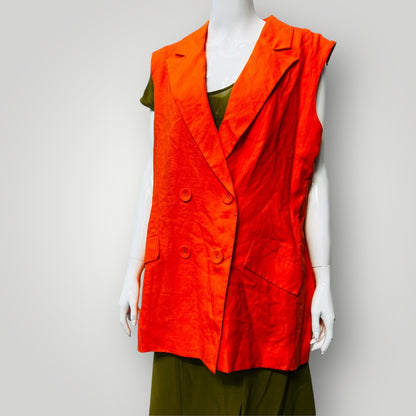 REPERTOIRE / colab waistcoat / papaya orange / 16 (3890671530042286766)