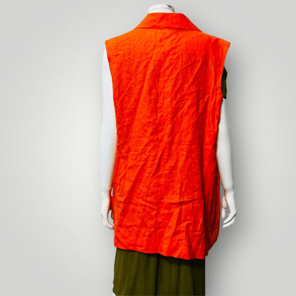 REPERTOIRE / colab waistcoat / papaya orange / 16 (3890671531676223656)