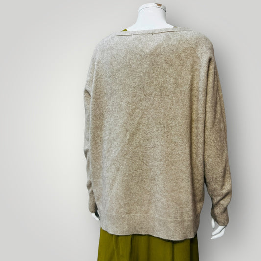 NATIVEWoRLD / merino possum silk cardigan / L (3890671543227957686)