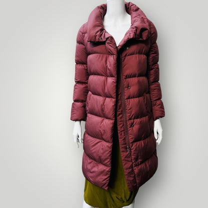 UNIQLO / longline down puffer in pink / S (3890671548286294030)