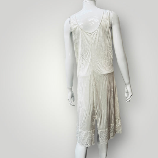 1980s nz vintage / satin slip / m (3890671593406761300)