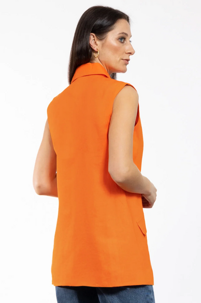 REPERTOIRE / colab waistcoat / papaya orange / 16 (3891063613786430158)