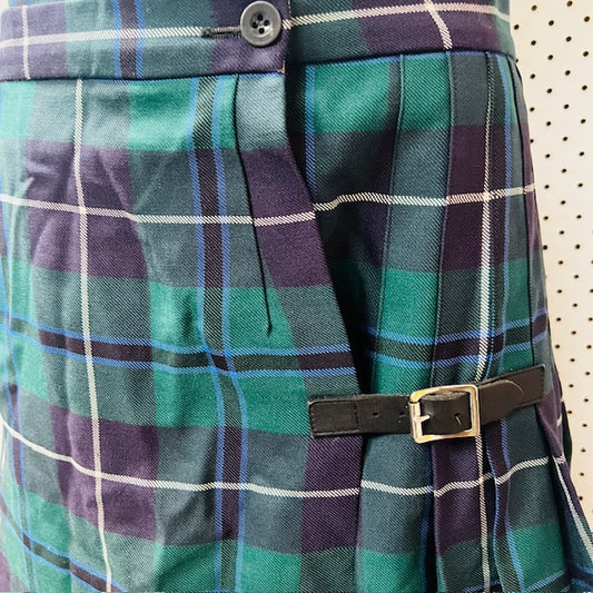 1990s nz vintage / TUDOR / wool kilt / 30 (3891167577617210545)
