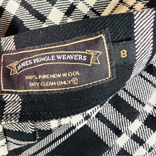 british vintage / JAMES PriNGLE WEAVERS / plaid wool mini kilt / s (3891167661864679685)
