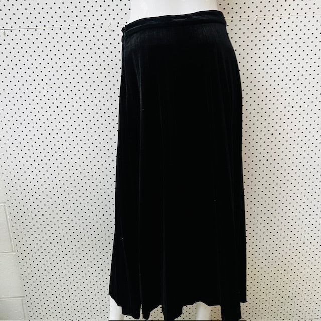 MAX / black velvet skirt / 10 (3891167695903573303)