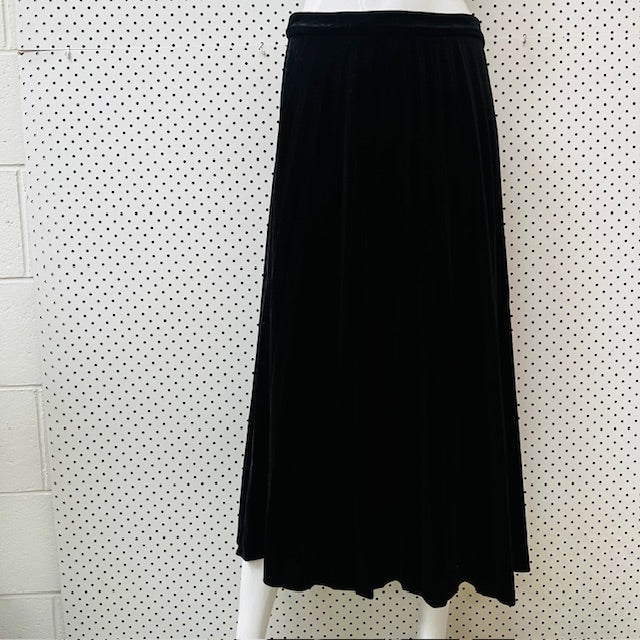 MAX / black velvet skirt / 10 (3891167700171633809)
