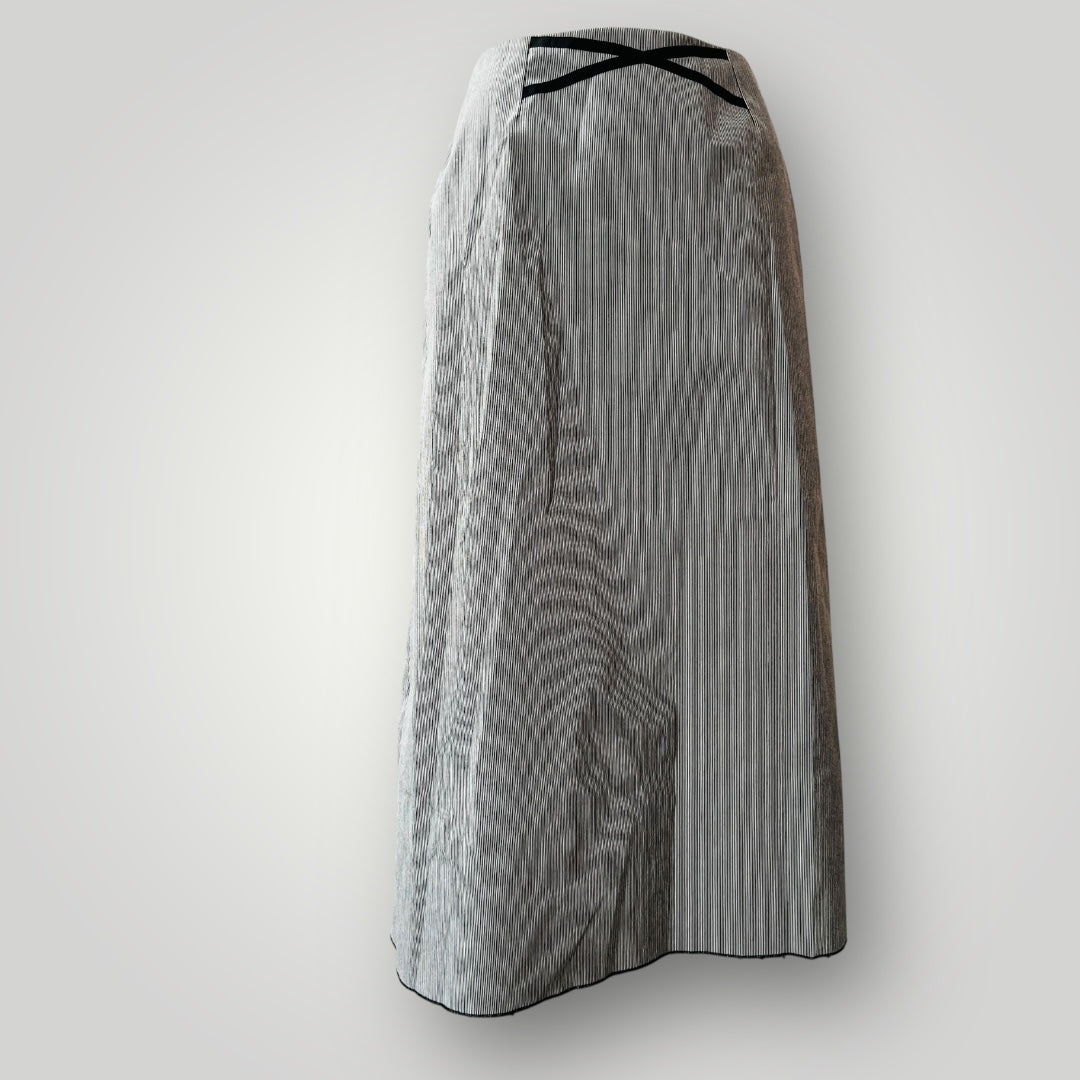 MADCAT / screen printed skirt / made in nz / s (3891167952095261033)