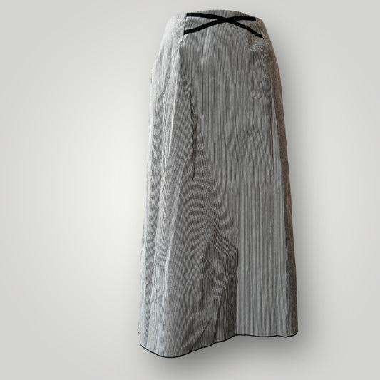 MADCAT / screen printed skirt / made in nz / s (3891167952095261033)