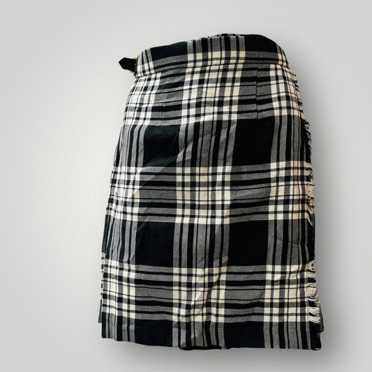 british vintage / JAMES PriNGLE WEAVERS / plaid wool mini kilt / s (3891167966011802852)