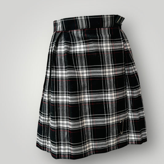 1990s british vintage / plaid kilt mini / s (3891167969697337878)
