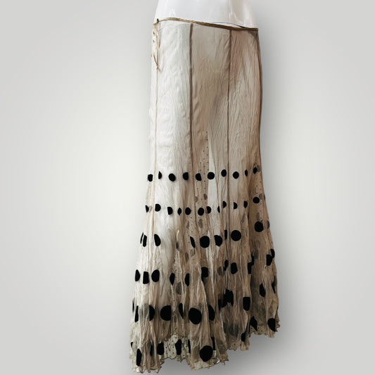 TRELISE COOPER / 'domino' sheer skirt / 12 (3891167973411703867)