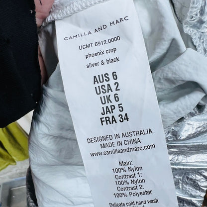 CAMILLA MARC / pheonix crop jacket / silver / s (3891673452851097688)