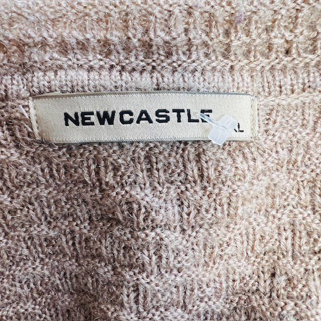 1990s vintage / wool cardigan / NEWCASTLE / xl (3891766891879037615)