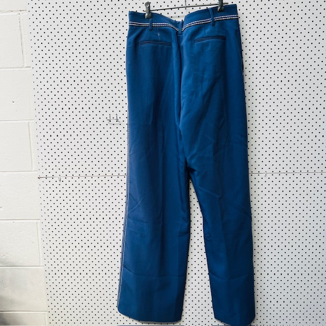 SUPERETTE / dover pants / blue / 12 / new with tags / $249 rrp (3891766943232398363)