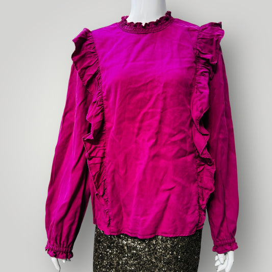 DECJUBA / longsleeved top with ruffles / 12 (3891767919959293070)