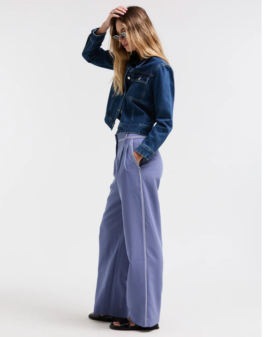 SUPERETTE / dover pants / blue / 12 / new with tags / $249 rrp (3891844532332067799)