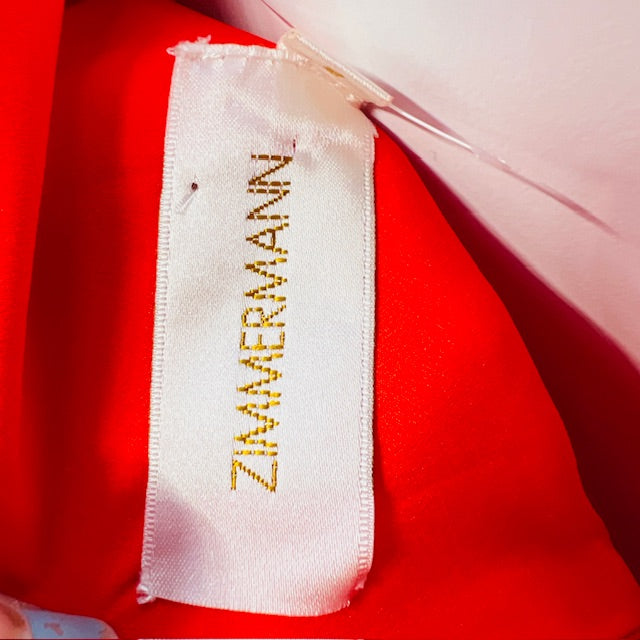 ZIMMERMAN / silk plunge dress / 2 (3892284886570372960)