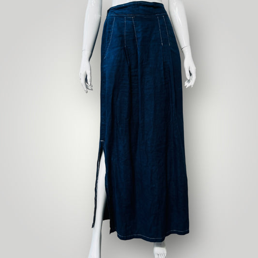 linen / maxi skirt / s (3892285423398074636)