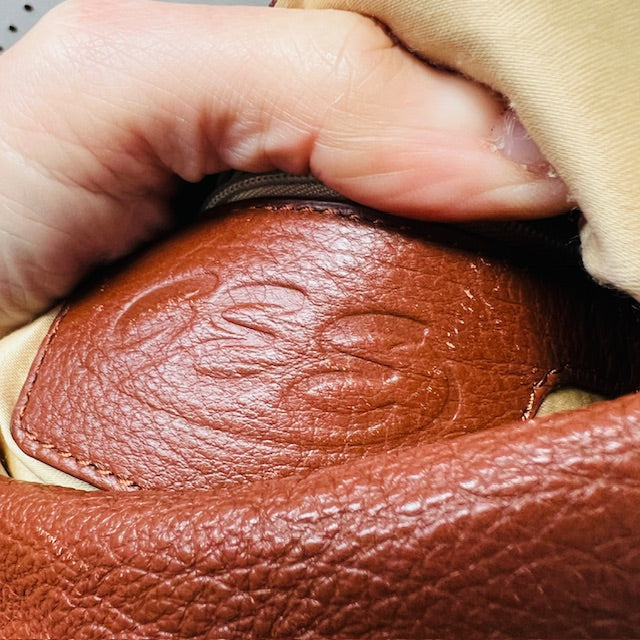 GEE / leather bag with lots of pockets (3892381838947987078)