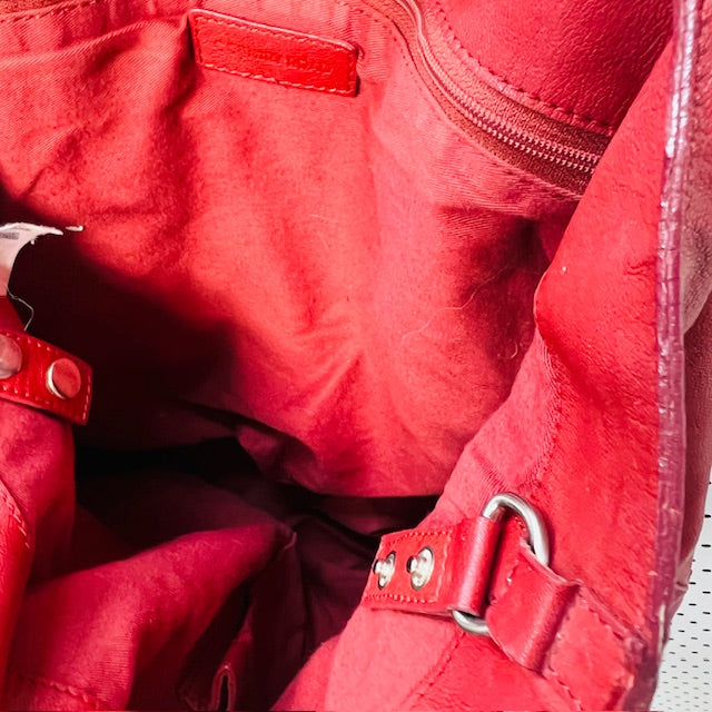 COUNTRY ROAD / red leather shoulder bag (3892381871826260371)