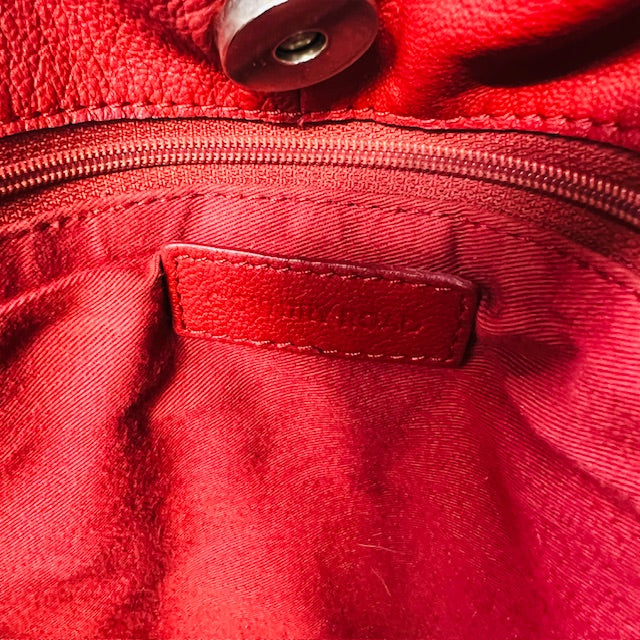 COUNTRY ROAD / red leather shoulder bag (3892381873438929902)