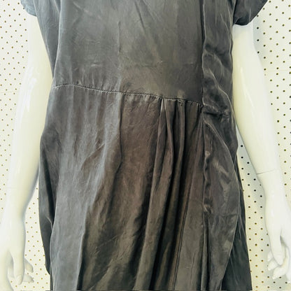 HAILWOOD / black dress with ruched details / 14 (3892381978281601881)
