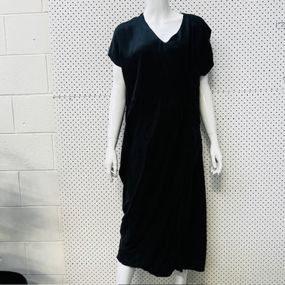 HAILWOOD / black dress with ruched details / 14 (3892381980241512790)