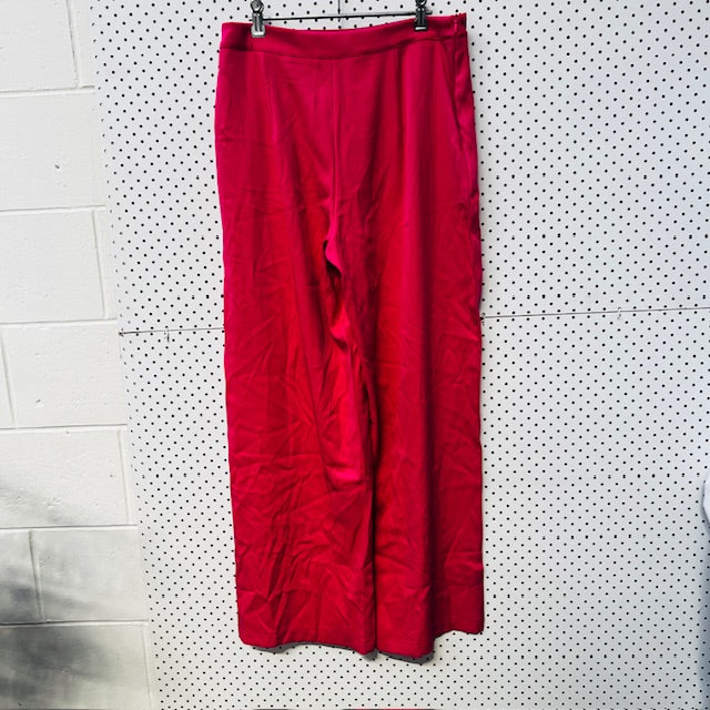 SHEIN / pink wide legged pants / L (3892382068283980708)