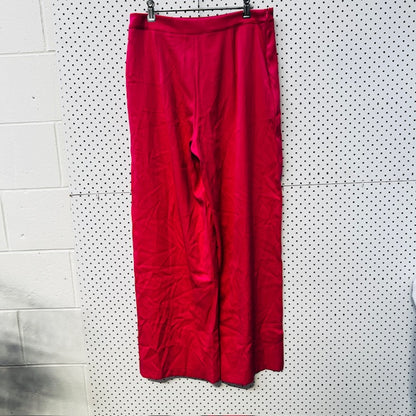 SHEIN / pink wide legged pants / L (3892382068283980708)