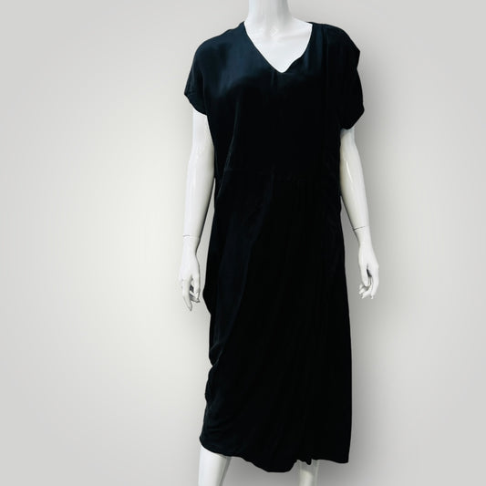 HAILWOOD / black dress with ruched details / 14 (3892383812682486093)