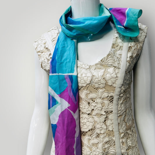vintage / OROTON / silk scarf (3892383829628070074)