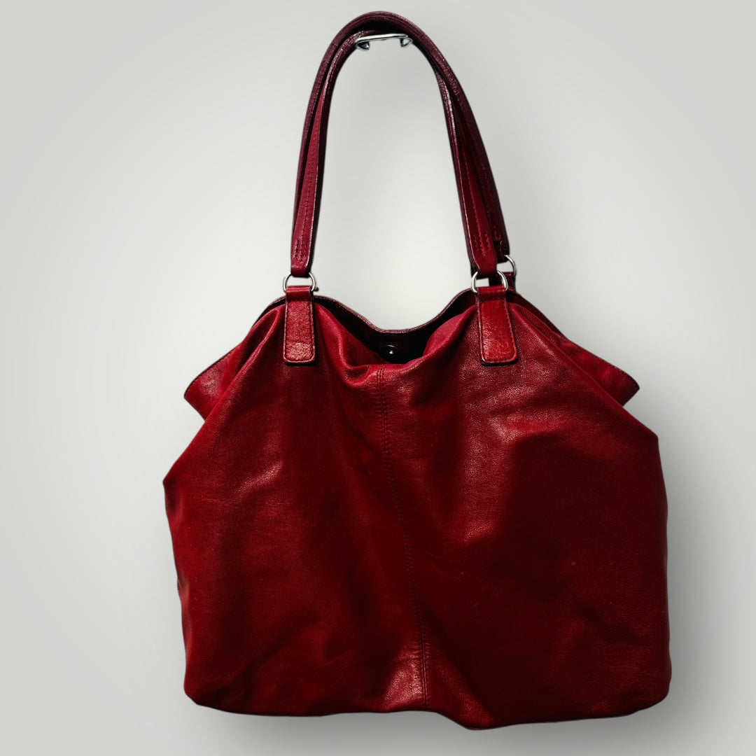 COUNTRY ROAD / red leather shoulder bag (3892383851032701803)