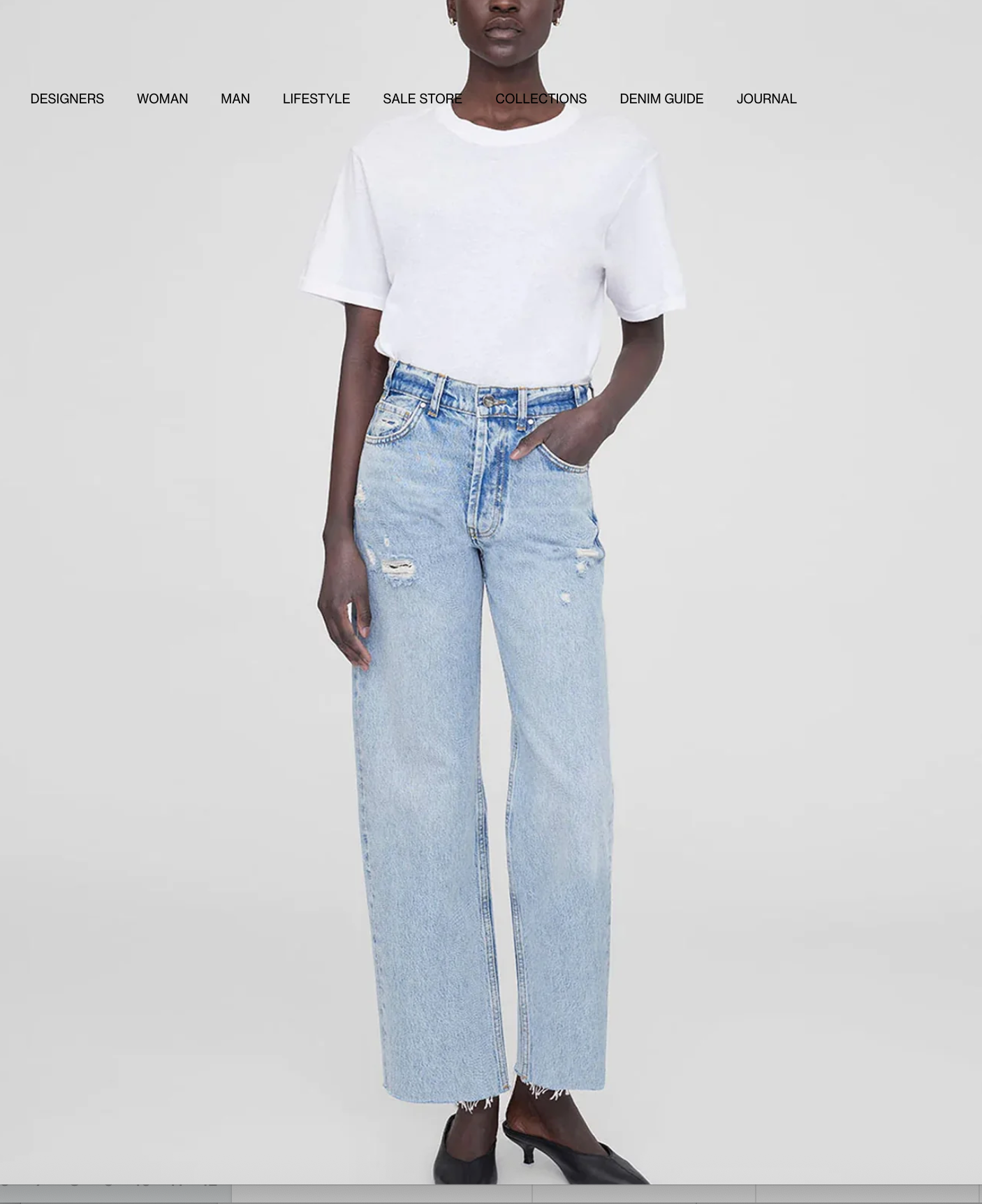 ANINE BING / 'gavin' boyfriend jeans / 26 (3892548002784057302)