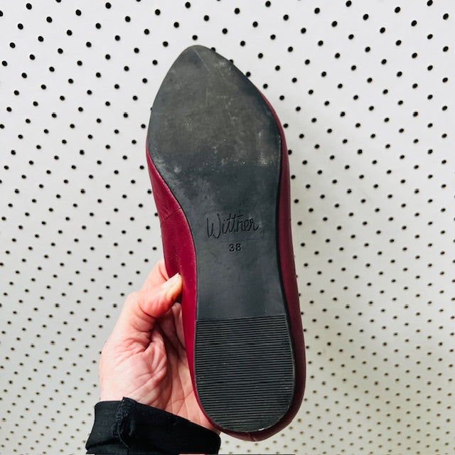 WITTNER / leather loafers / 38 (3892559103744217650)