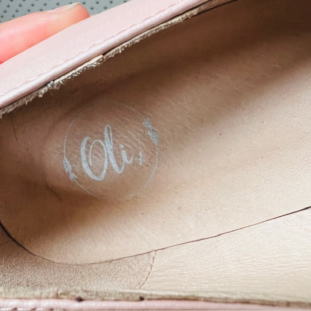OLI / leather loafers in pink / 41 (3892559123856179908)