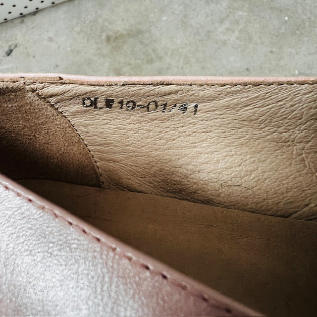 OLI / leather loafers in pink / 41 (3892559126262291764)