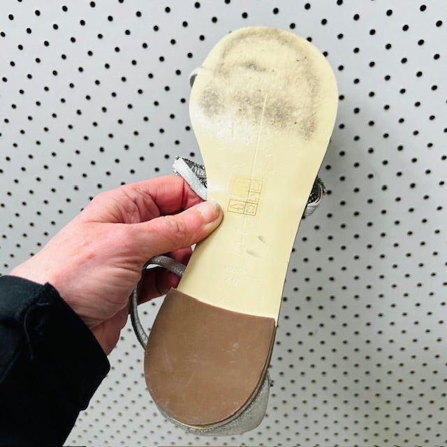 LOLA CRUZ / sparkling diamante sandals / 40 (3892559222096268220)