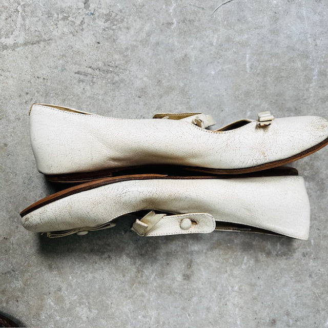 vintage / CHLOE / leather mary jane ballet flats / 36 / made in italy (3892559251478654822)