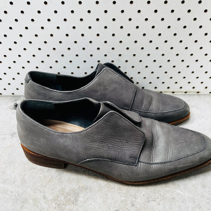 TRENERY / leather loafers without laces / 41 (3892559298773903988)