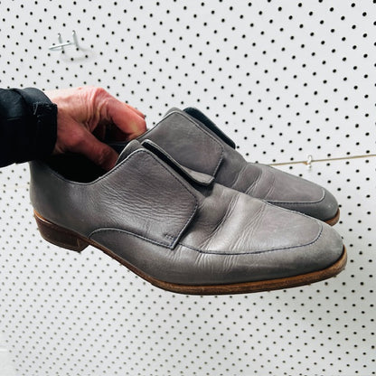 TRENERY / leather loafers without laces / 41 (3892559300448581243)