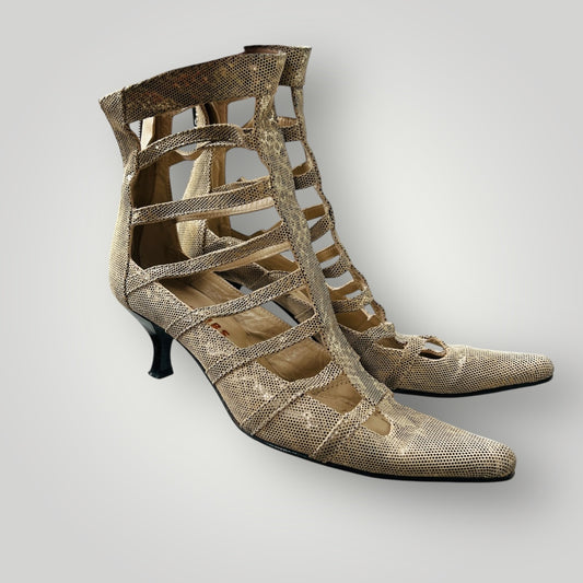 2000s nz vintage / SARAH RILEY / heels / 38.5 / made in nz (3892559783353062998)