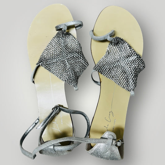 LOLA CRUZ / sparkling diamante sandals / 40 (3892559820332331200)