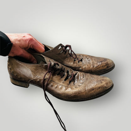 IXOS / leather oxfords / 40 (3892559870463796611)