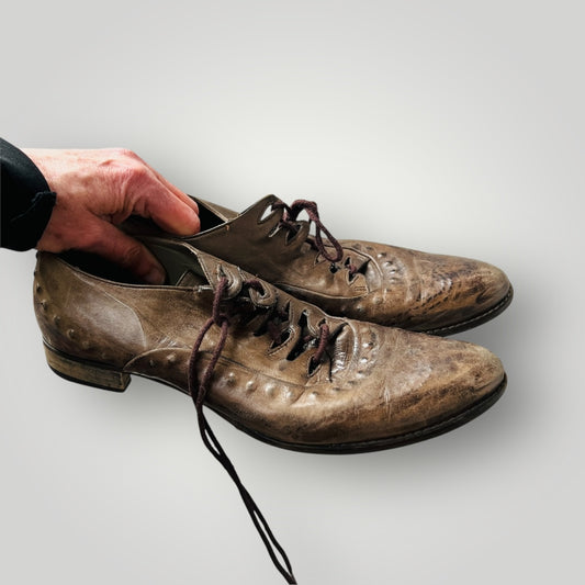 IXOS / leather oxfords / 40 (3892559870463796611)