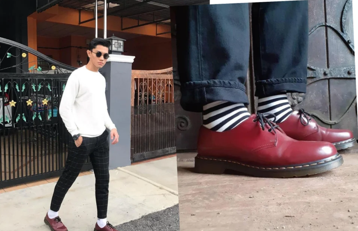 DR MARTENS / leather oxfords / 1461 mono / 39 (3892616223354978384)