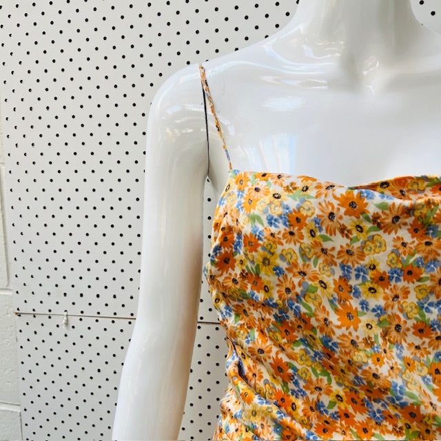 BEC + BRIDGE / 'heidi' silk floral midi dress / 10 (3893493237295982717)