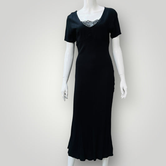 NOA NOA / black + lace midi / M (3893493606205668247)
