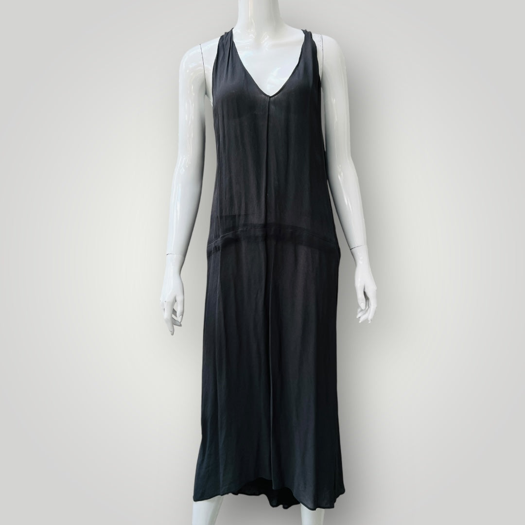 REPERTOIRE / racer back dress / s / made in nz (3893493608855106144)